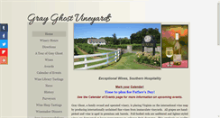 Desktop Screenshot of grayghostvineyards.com