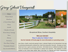 Tablet Screenshot of grayghostvineyards.com
